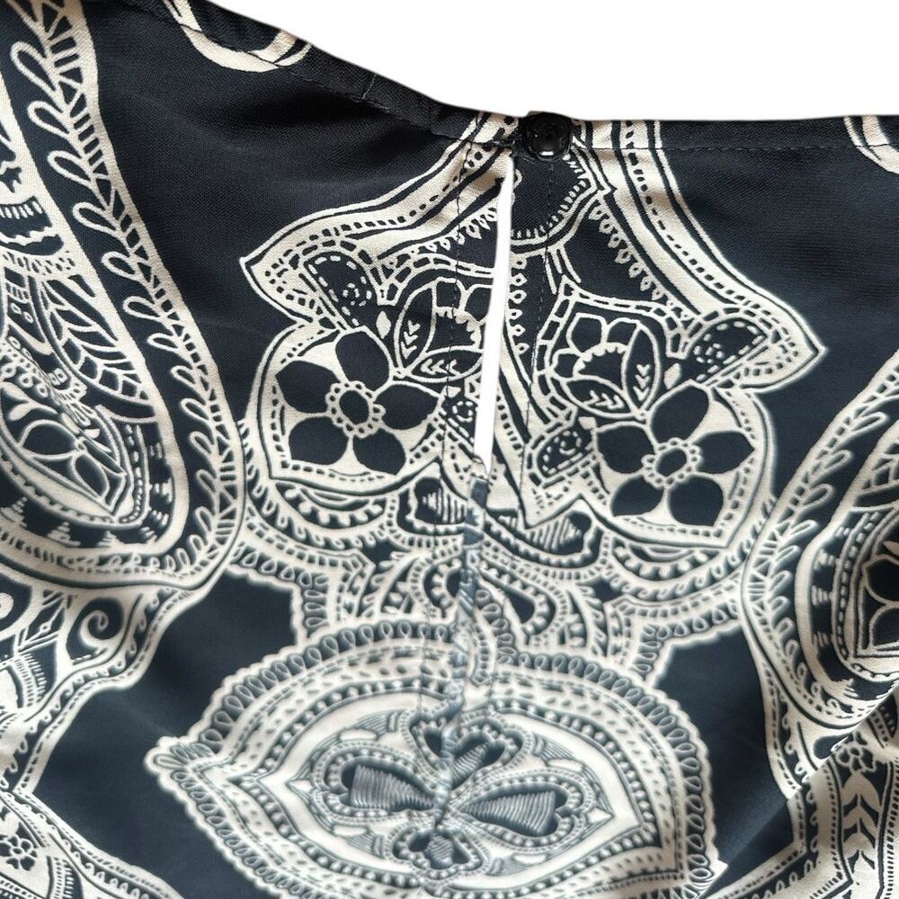 Ark & Co womens small black & white bohemian shift dress - Picture 10 of 11